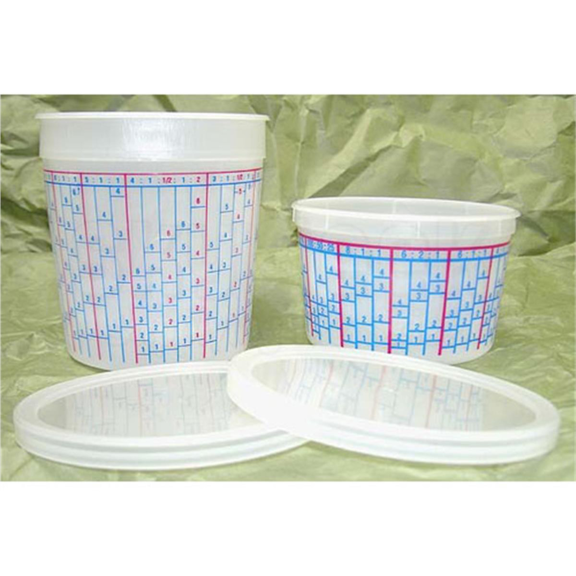 E-Z Mix Disposable Pint Mixing Cup Lids — 1 Pint, 100/Box, Model# EZX70016L